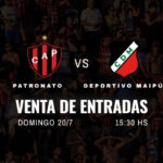 Venta de entradas | Patronato vs Deportivo Maipú